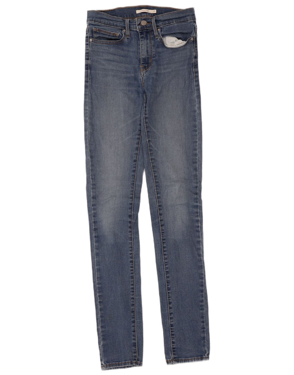 Levi's Dame Slankende Skinny Jeans W27 L34 Blå Bomuld