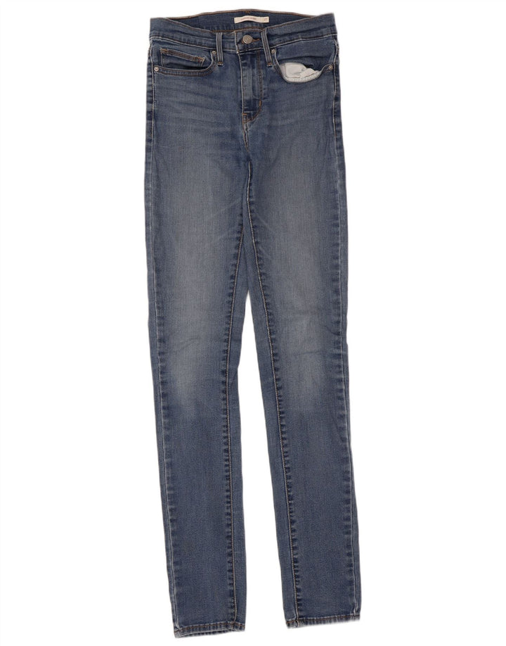 Levi's Dame Slankende Skinny Jeans W27 L34 Blå Bomuld