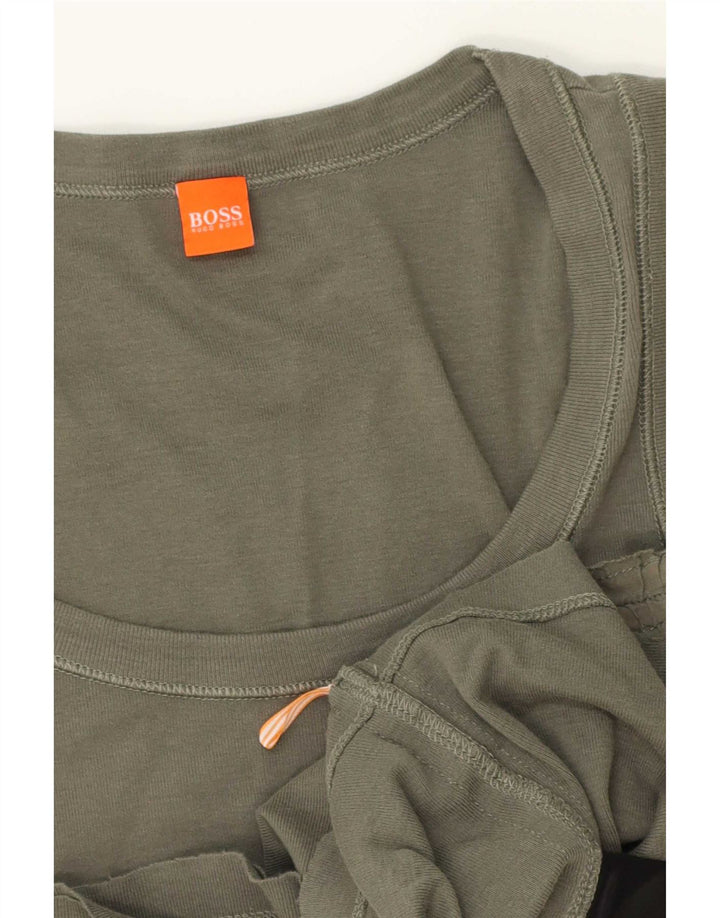 Hugo Boss Damevest Top UK 12 Medium Khaki