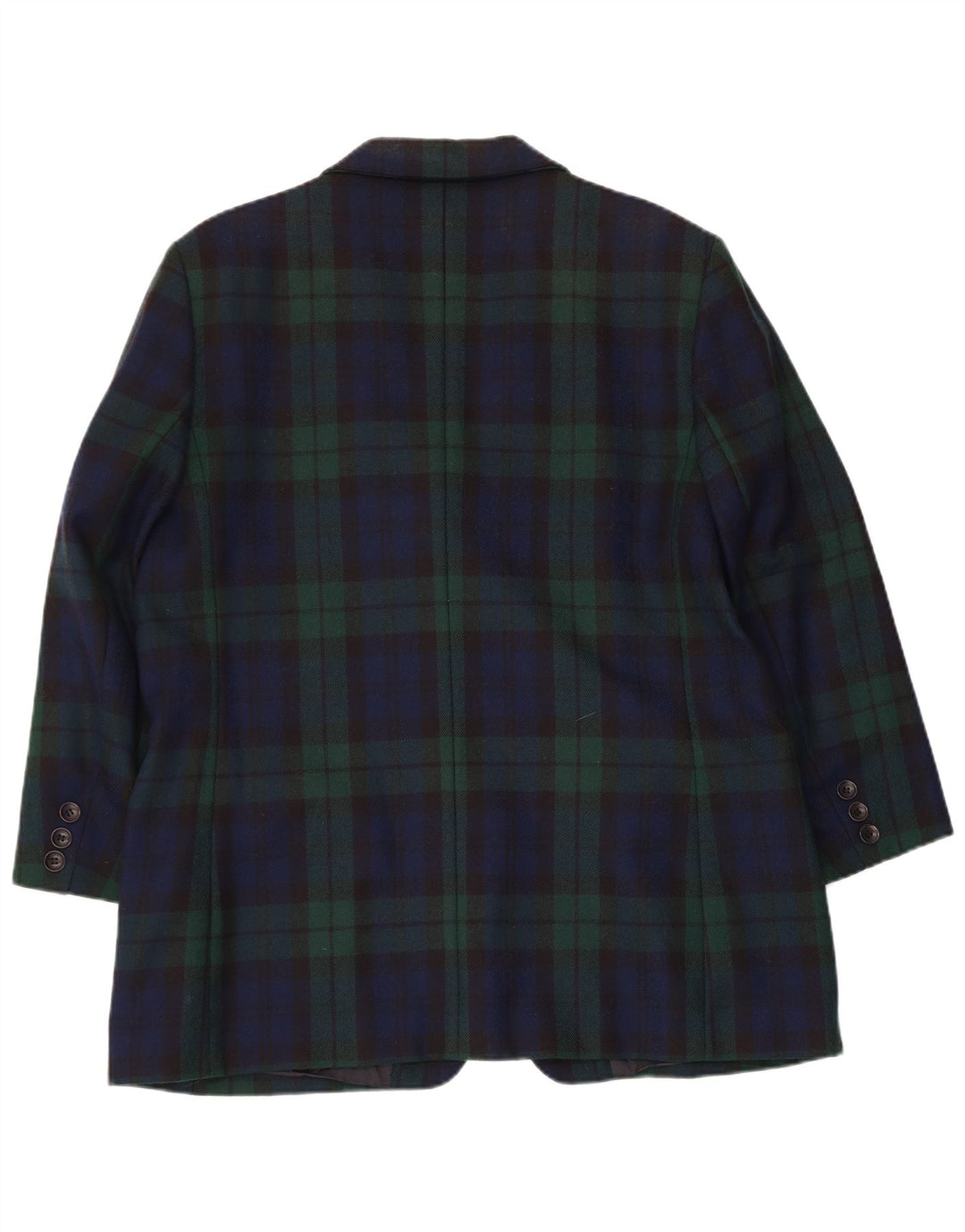 Steinbock Dame 3 Button Blazer Jacket UK 18 XL Navy Blue Check