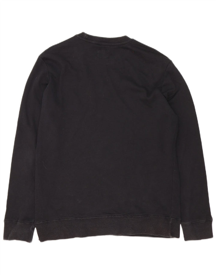 Champion Herre Sweatshirt Jumper Lille Sort Bomuld