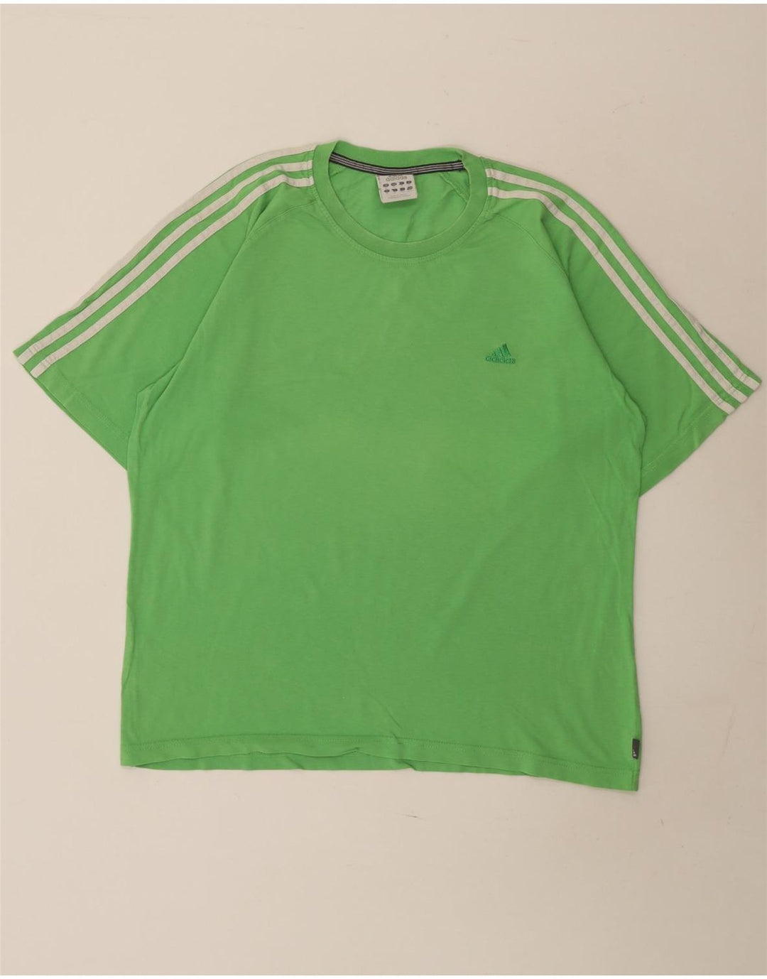 Adidas Herre T-Shirt Top XL Grøn