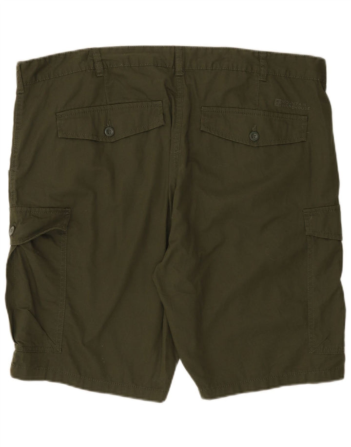 Mountain Warehouse Herre Cargo Shorts W42 2XL Grøn Bomuld