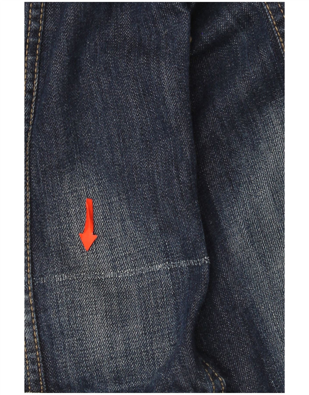 Gas Dame Denim Jacket UK 12 Medium Navy Blue Bomuld