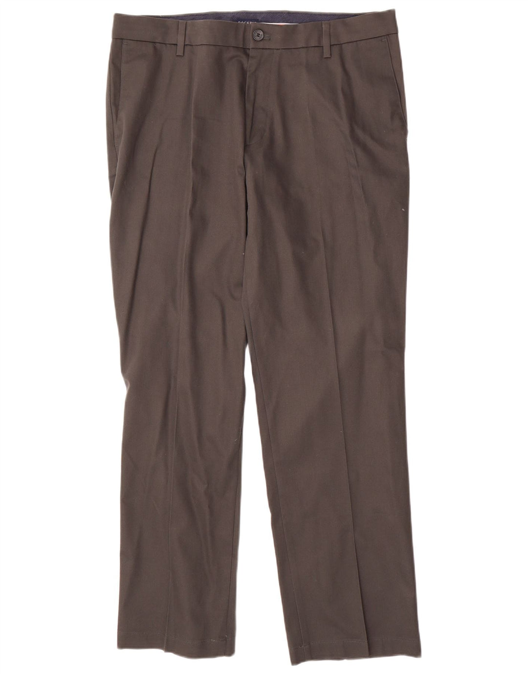 DOCKERS Herre Comfort Fit Straight Chino Bukser W36 L30 Grå Bomuld