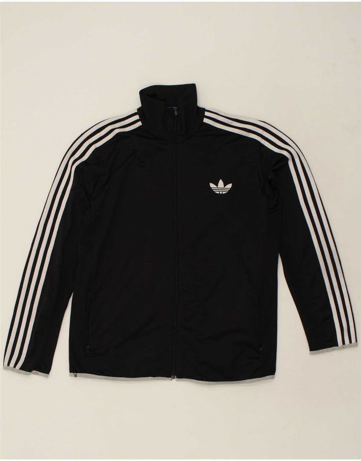 ADIDAS Grafisk træningsdragt til mænd, topjakke XL sort polyester