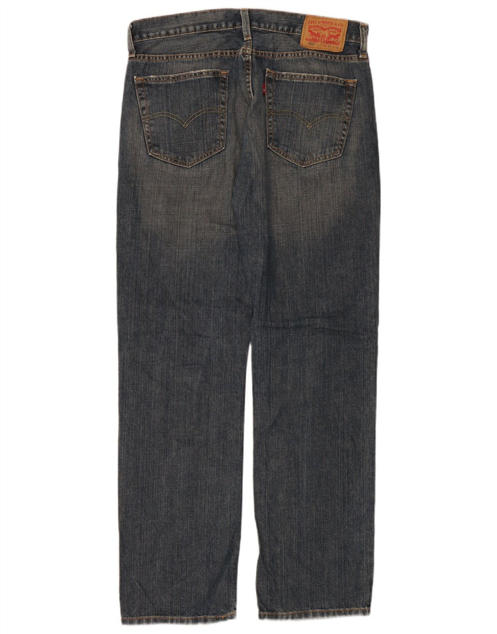 Levi's Herre 559 lige jeans W34 L32 blå bomuld