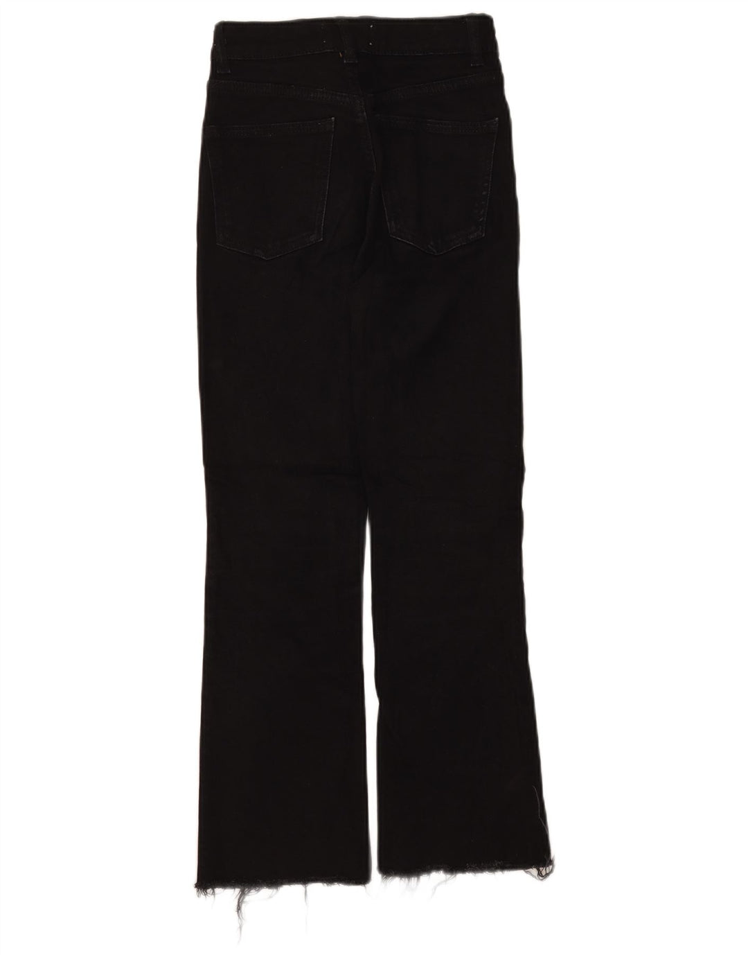 ZARA Womens Bootcut Jeans W22 L25 Black Cotton