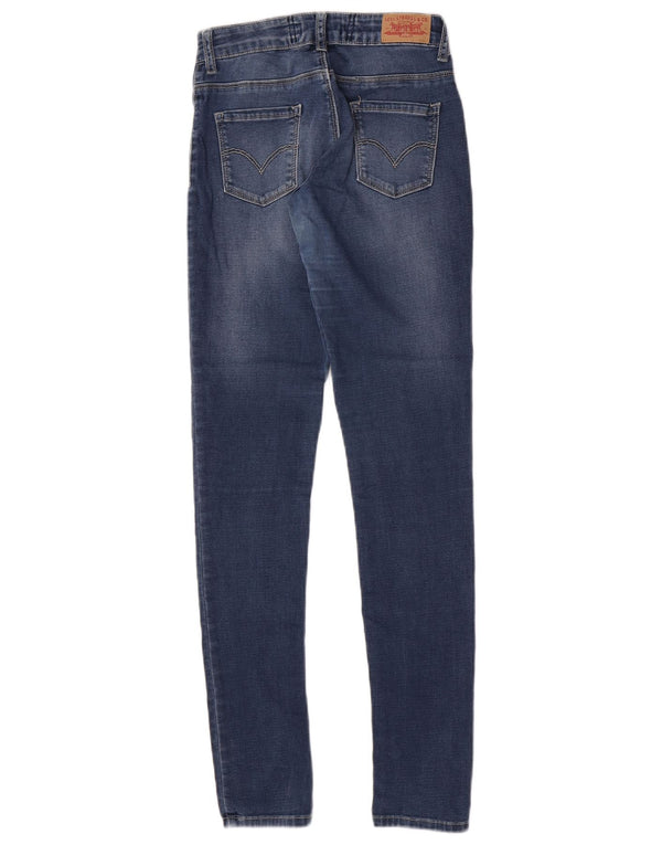 Levi's Skinny Jeans til piger 15-16 år W26 L31 blå bomuld