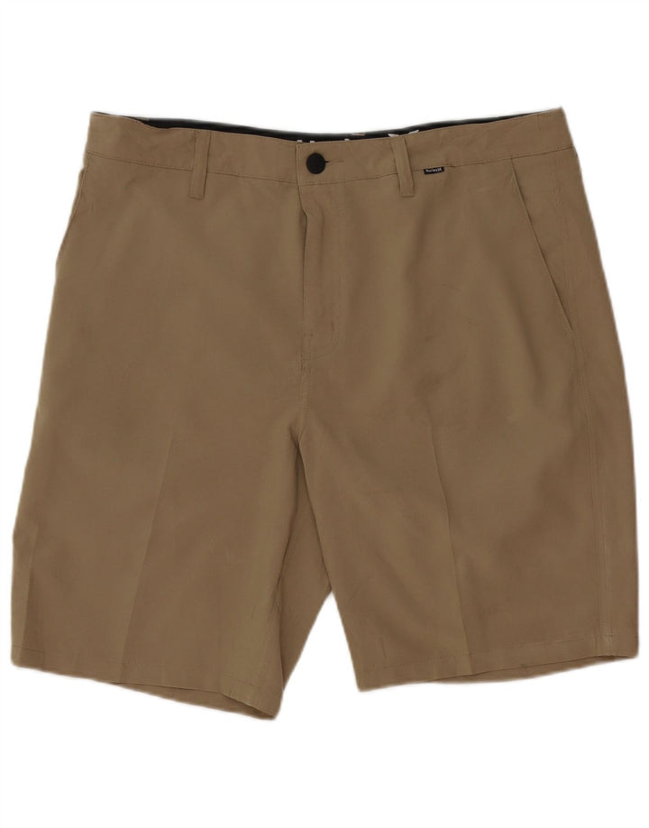 Hurley Herre Chino Shorts W34 Large Khaki Polyester