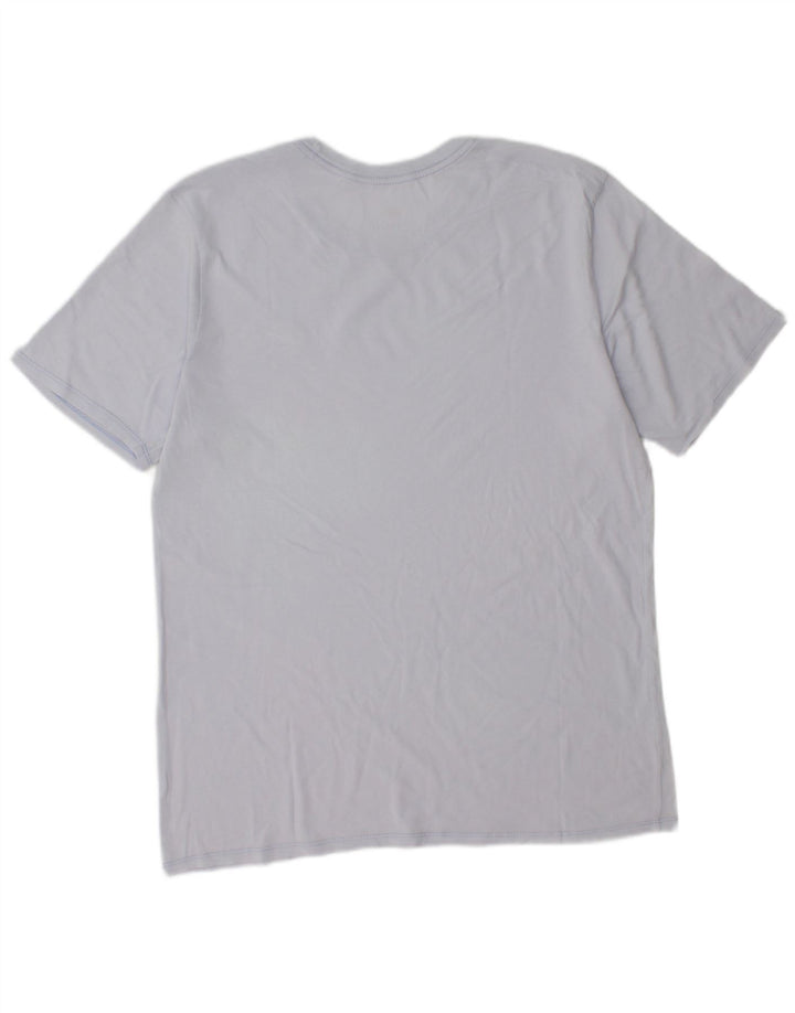 NIKE T-shirt top i atletisk snit til mænd, stor blå