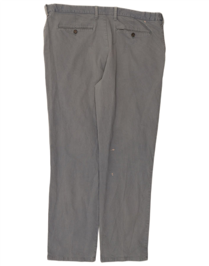 Marks & Spencer Herre Regular Chino Bukser W40 L33 Grå Bomuld