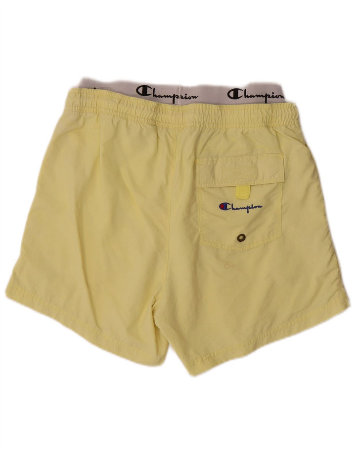 Champion Herre grafiske svømmeshorts store gule polyamid