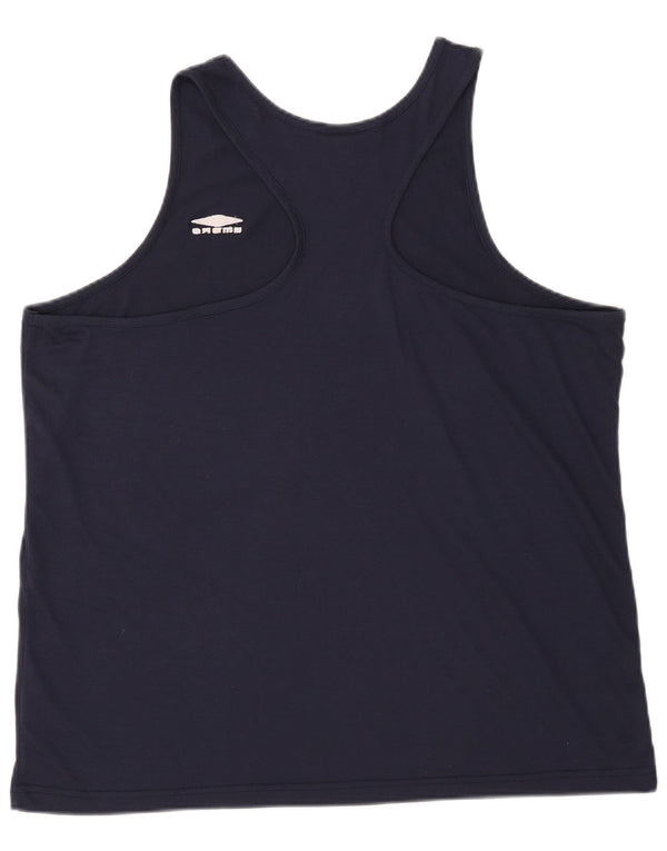 Umbro Herrevest Top 2XL Marineblå Polyester