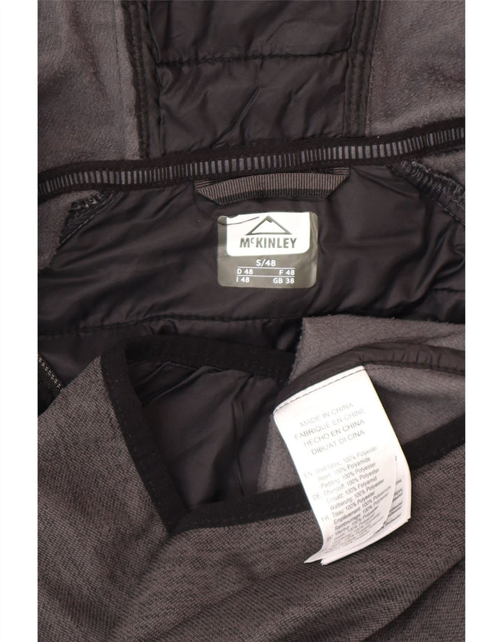 McKinley Herre Træningsdragt med hætte Topjakke UK 38 Small Grey Colourblock