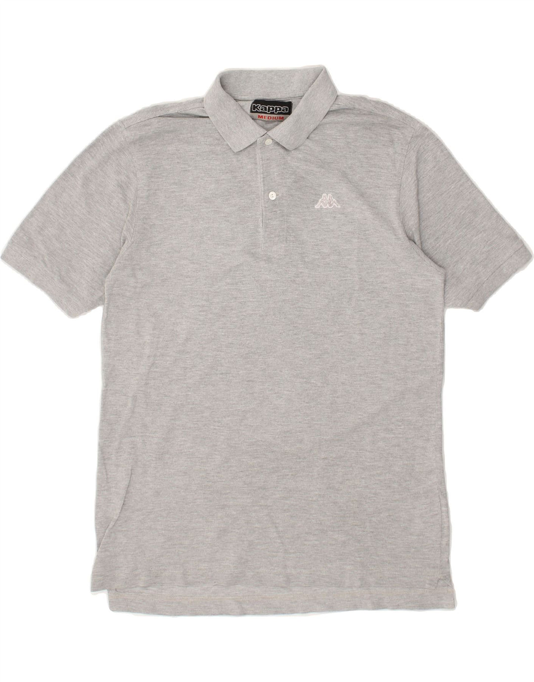 KAPPA Mens Polo Shirt Medium Grey Cotton | Vintage Kappa | Thrift | Second-Hand Kappa | Used Clothing | Messina Hembry 