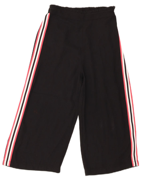 Marks & Spencer Girls Cropped Bukser med høj talje 9-10 år W24 L18 Sort
