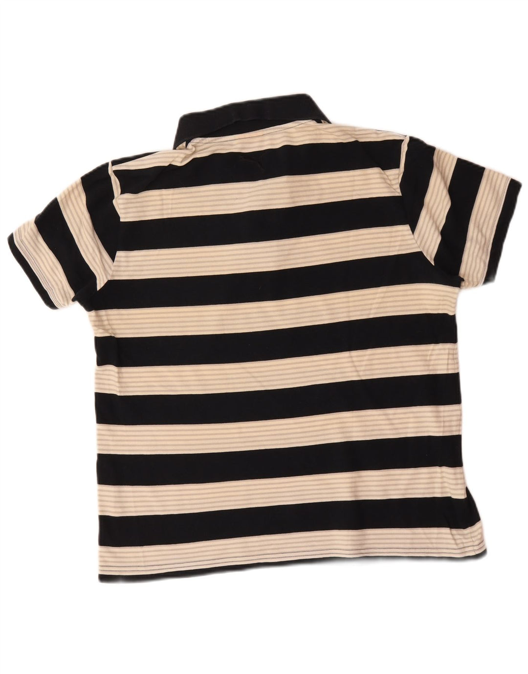 Puma herre poloshirt mellem sort stribet bomuld