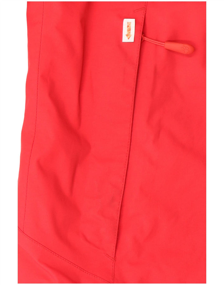 JACK WOLFSKIN Womens Hooded Windbreaker Jacket UK 10/12 Medium Red