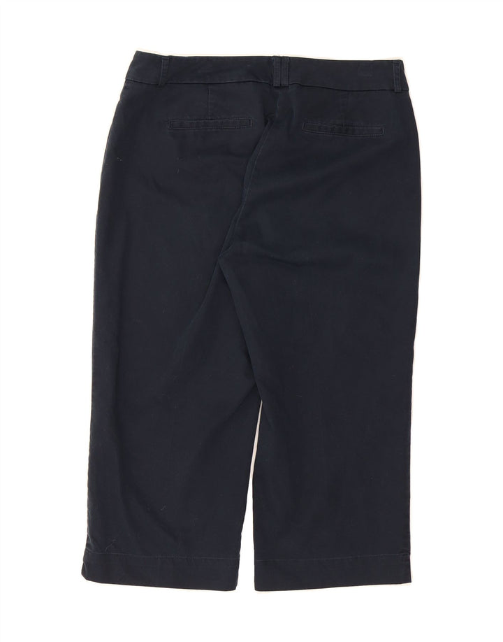 DOCKERS Womens Curvy Mid Rise Bermuda Shorts US 10 Large W32  Navy Blue Vintage Dockers and Second-Hand Dockers from Messina Hembry 