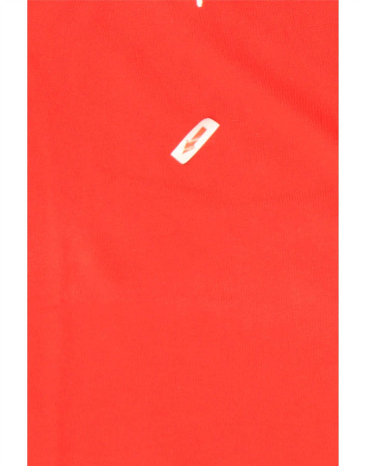 Puma Herre Grafisk T-Shirt Top 2XL Rød Bomuld