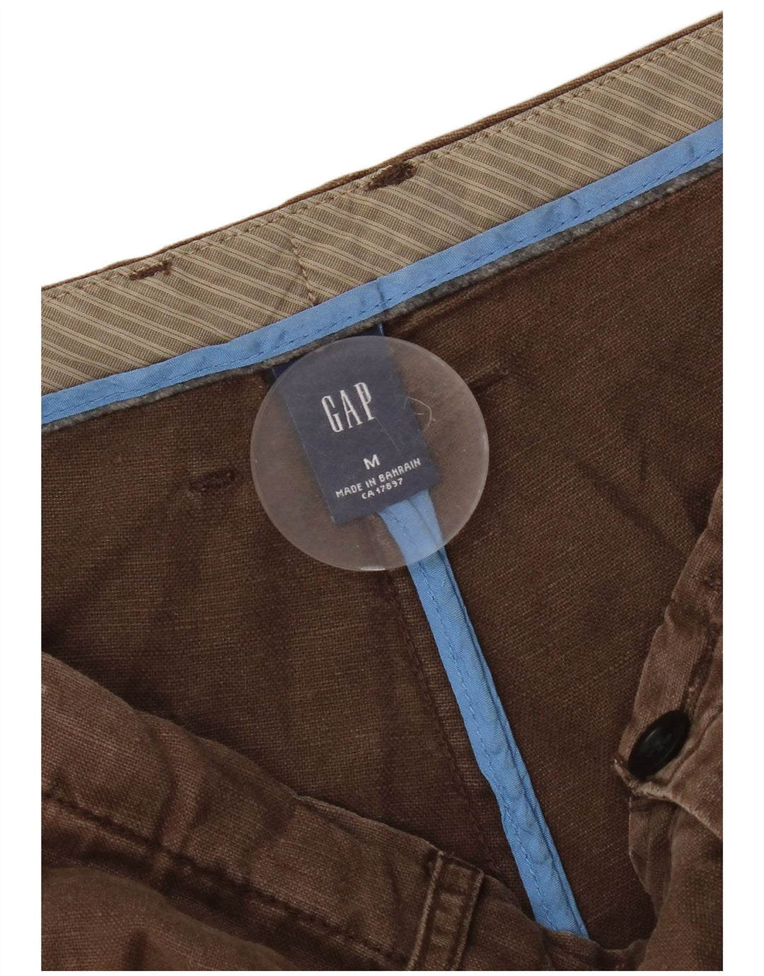Gap Herre Regular Loose Fit Bermuda Shorts Medium W32 Brown Linen