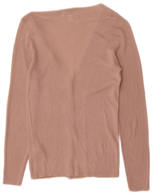 Marks & Spencer dame cardigan sweater UK 6 XS Pink Viscose