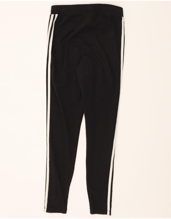Adidas Dame Leggings UK 14 Large Black Bomuld