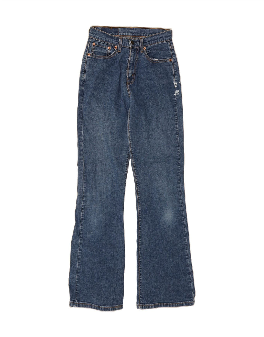 LEVI'S Womens 584 Bootcut Jeans W28 L32 Blue Cotton Vintage Levi's and Second-Hand Levi's from Messina Hembry 