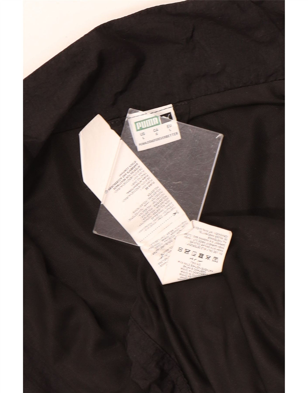 PUMA Womens Crop Graphic Oversized træningsdragt topjakke UK 16 Large Black