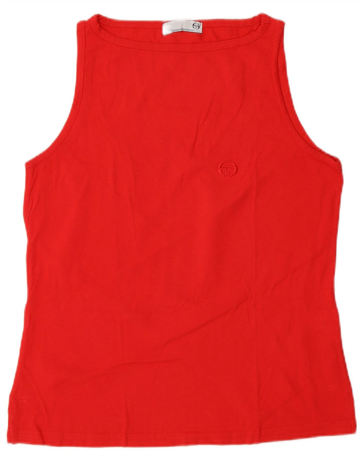 Sergio Tacchini Damevest Top UK 18 XL Rød Bomuld