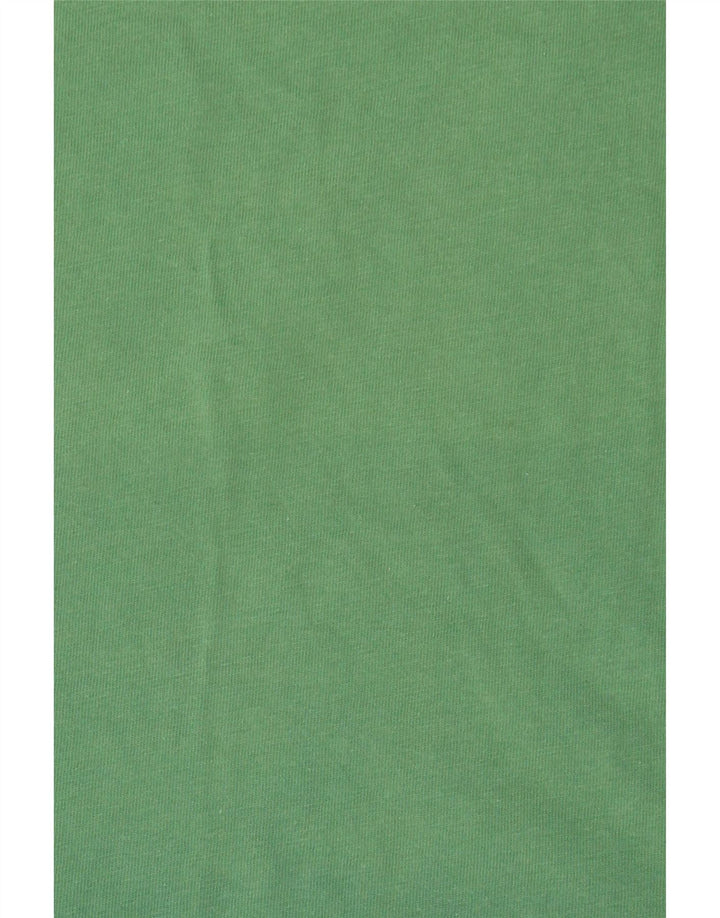 ADIDAS Herre T-Shirt Top Medium Grøn Bomuld