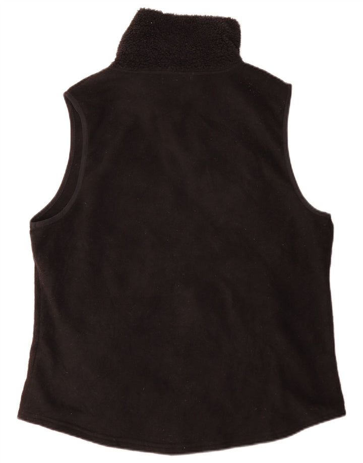 Chaps Dame Fleece Gilet UK 18 XL Sort Polyester