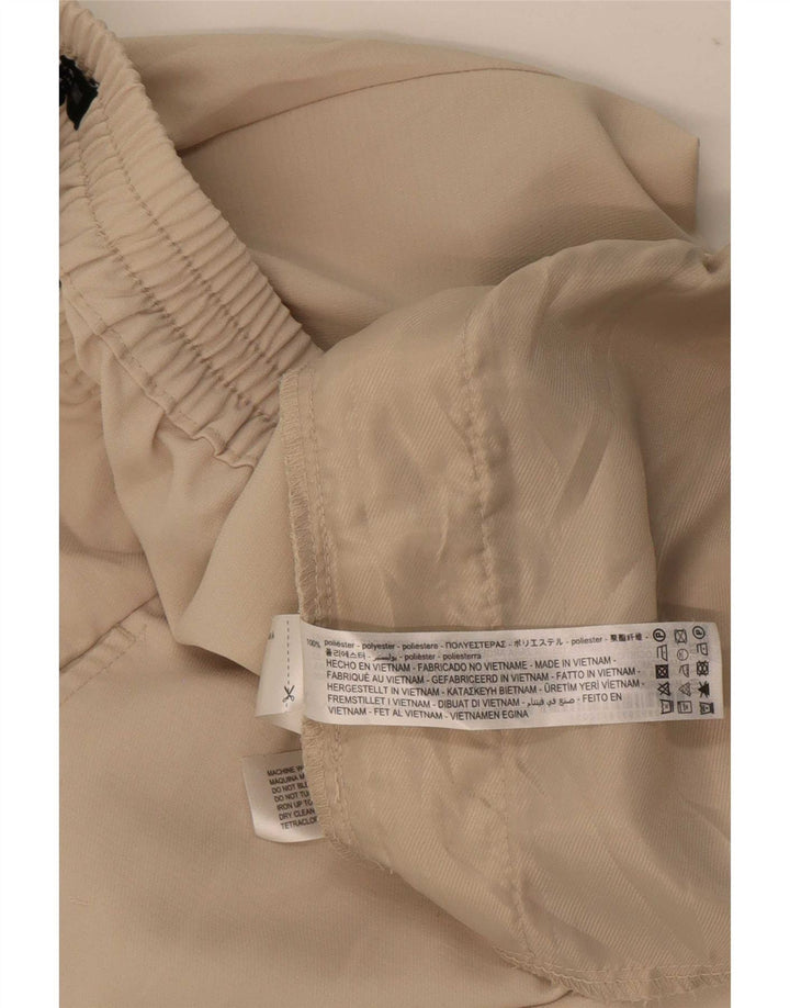 Zara Womens Cropped Trousers XL W34 L26 Beige Polyester