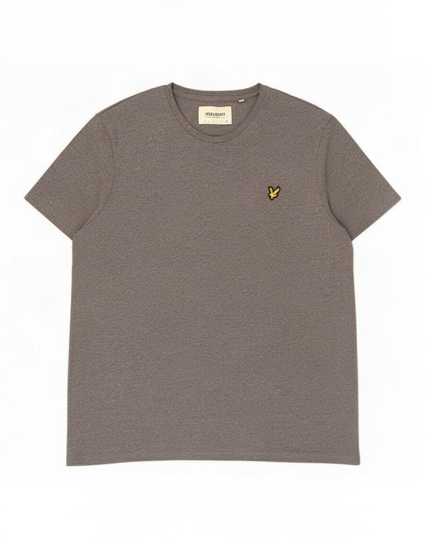 Lyle & Scott Mens T-Shirt Top 2XL Grey Cotton
