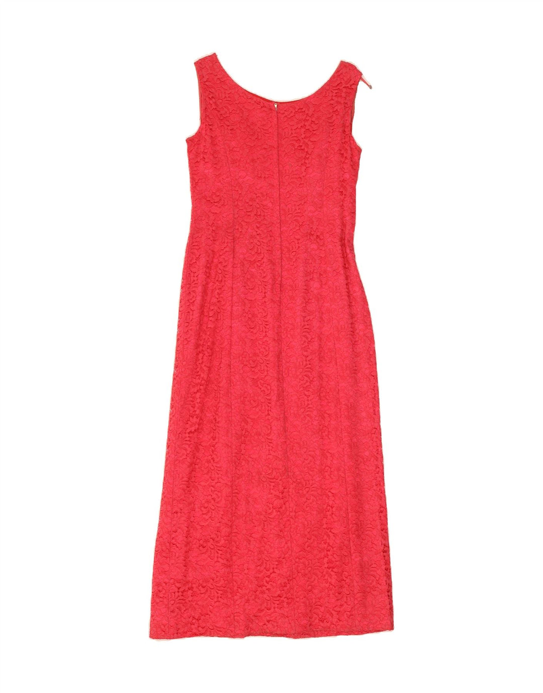 VINTAGE Womens Sleeveless Maxi Dress UK 12 Medium Pink Vintage Vintage and Second-Hand Vintage from Messina Hembry 