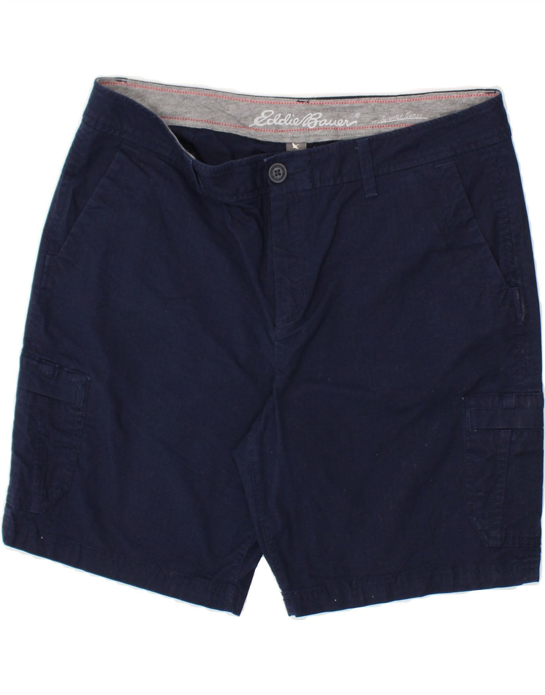 EDDIE BAUER Womens Cargo Shorts US 12 Large W34 Navy Blue Cotton Vintage Eddie Bauer and Second-Hand Eddie Bauer from Messina Hembry 