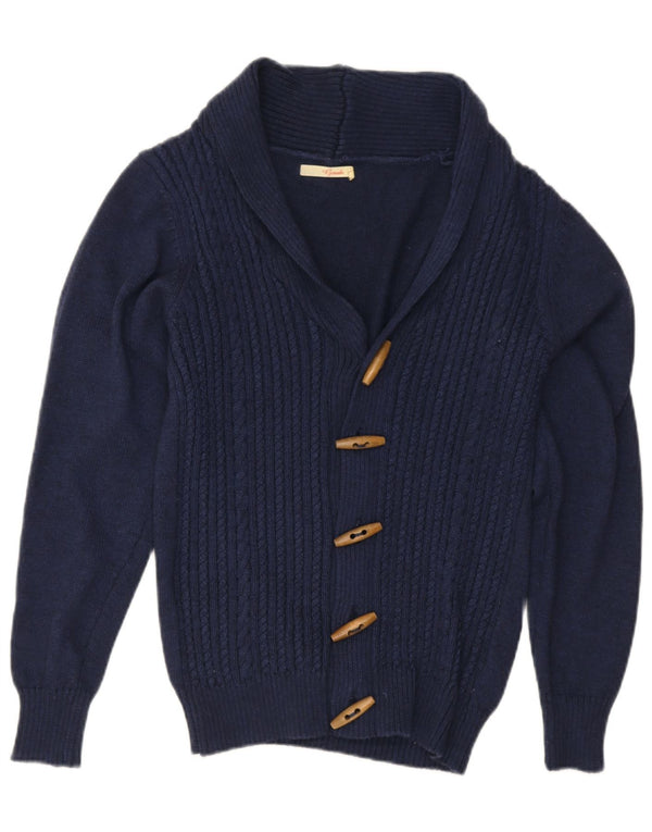 Gaudi Dame Cardigan Sweater UK 16 Large Navy Blue Uld
