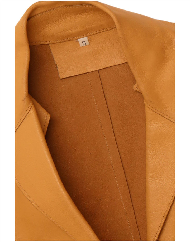 Vintage Dame 2 Button Blazer Jacket UK 10 Small Beige