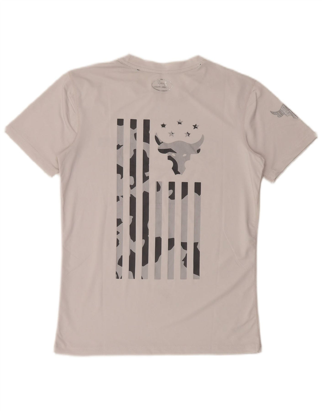Under Armour Herre Heat Gear Grafisk T-Shirt Top Medium White Polyester
