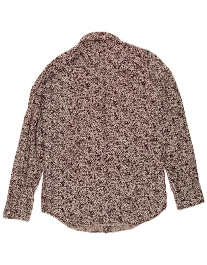 Levi's Herreskjorte Medium Burgundy Blomsterbomuld