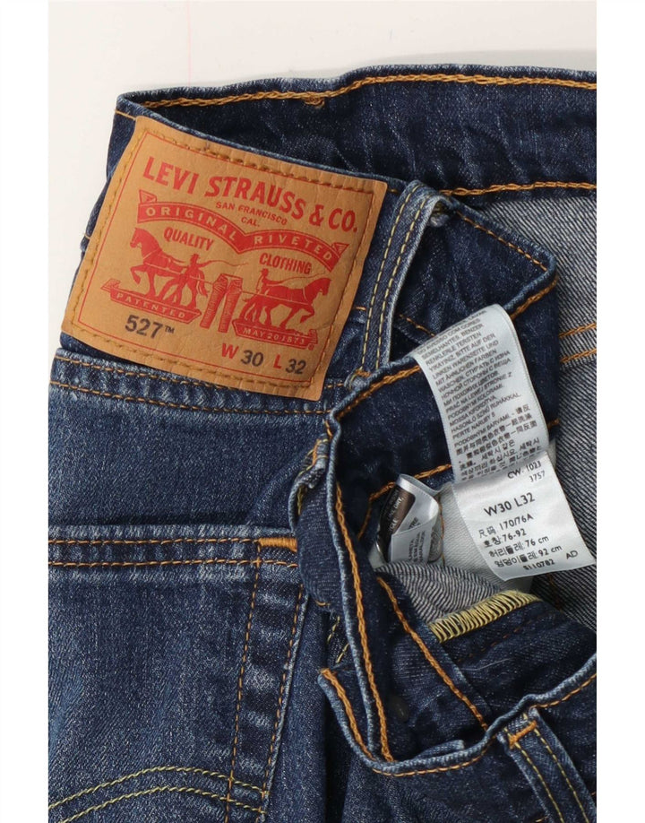 Levi's Herre 527 Bootcut Jeans W30 L32 Blå Bomuld
