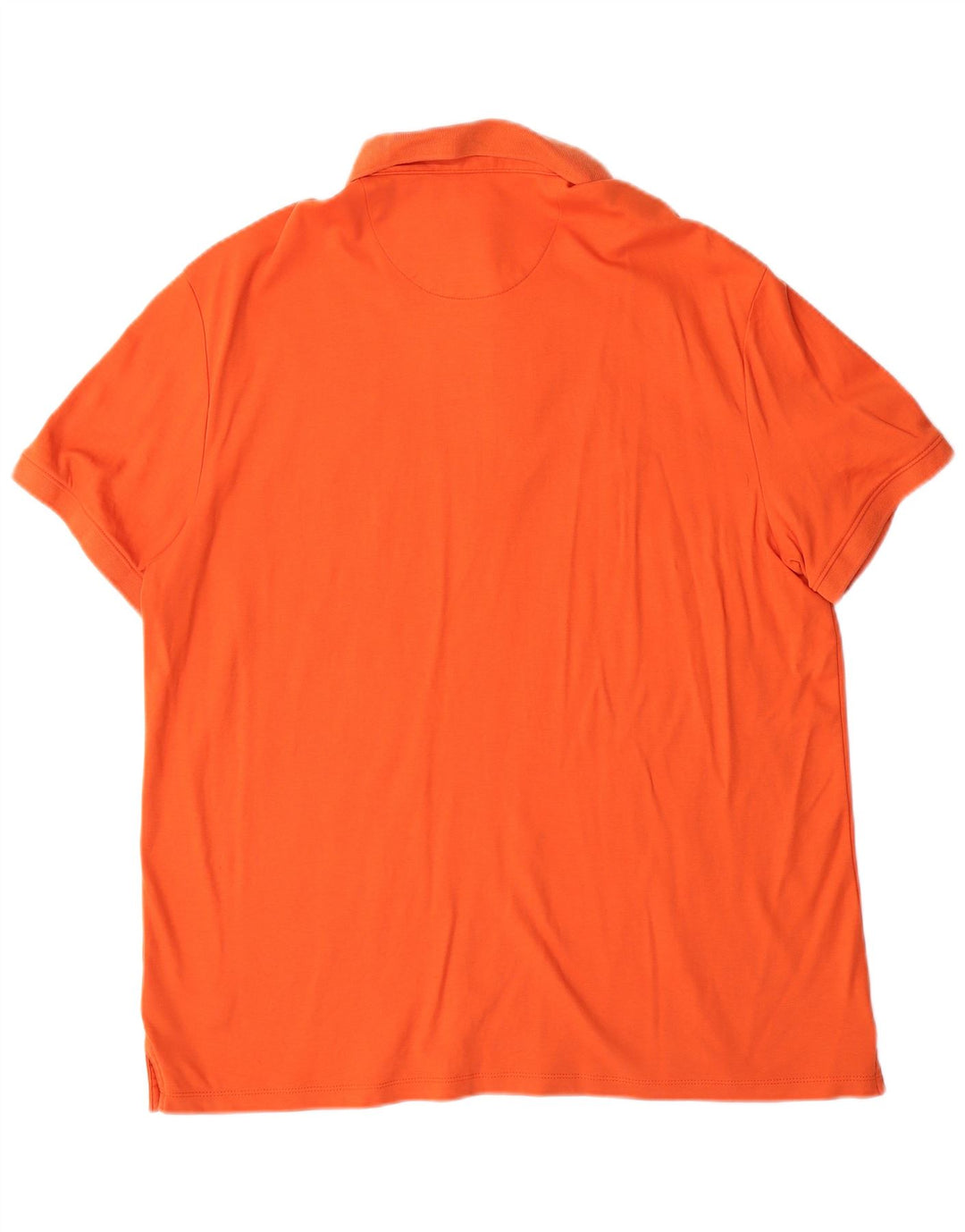 CALVIN KLEIN Mens Polo Shirt XL Orange Cotton