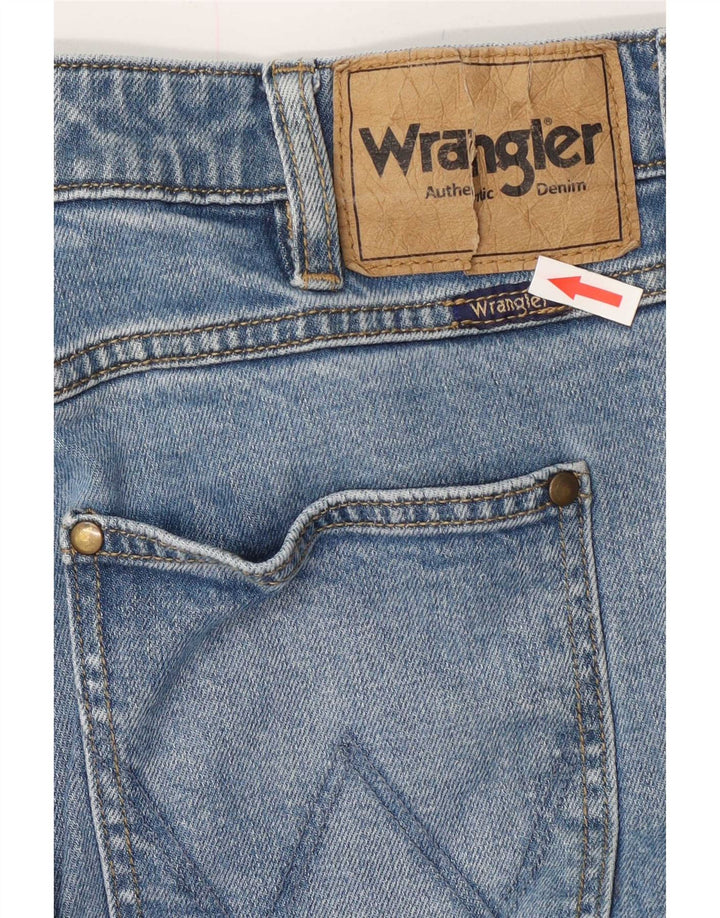 Wrangler Kvinder Sid Slim Jeans W34 L29 Blå Bomuld