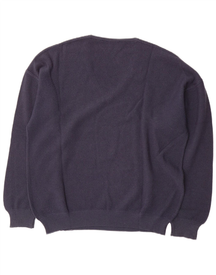 Il Granchio Herre V-hals sweater Medium Navy Blue