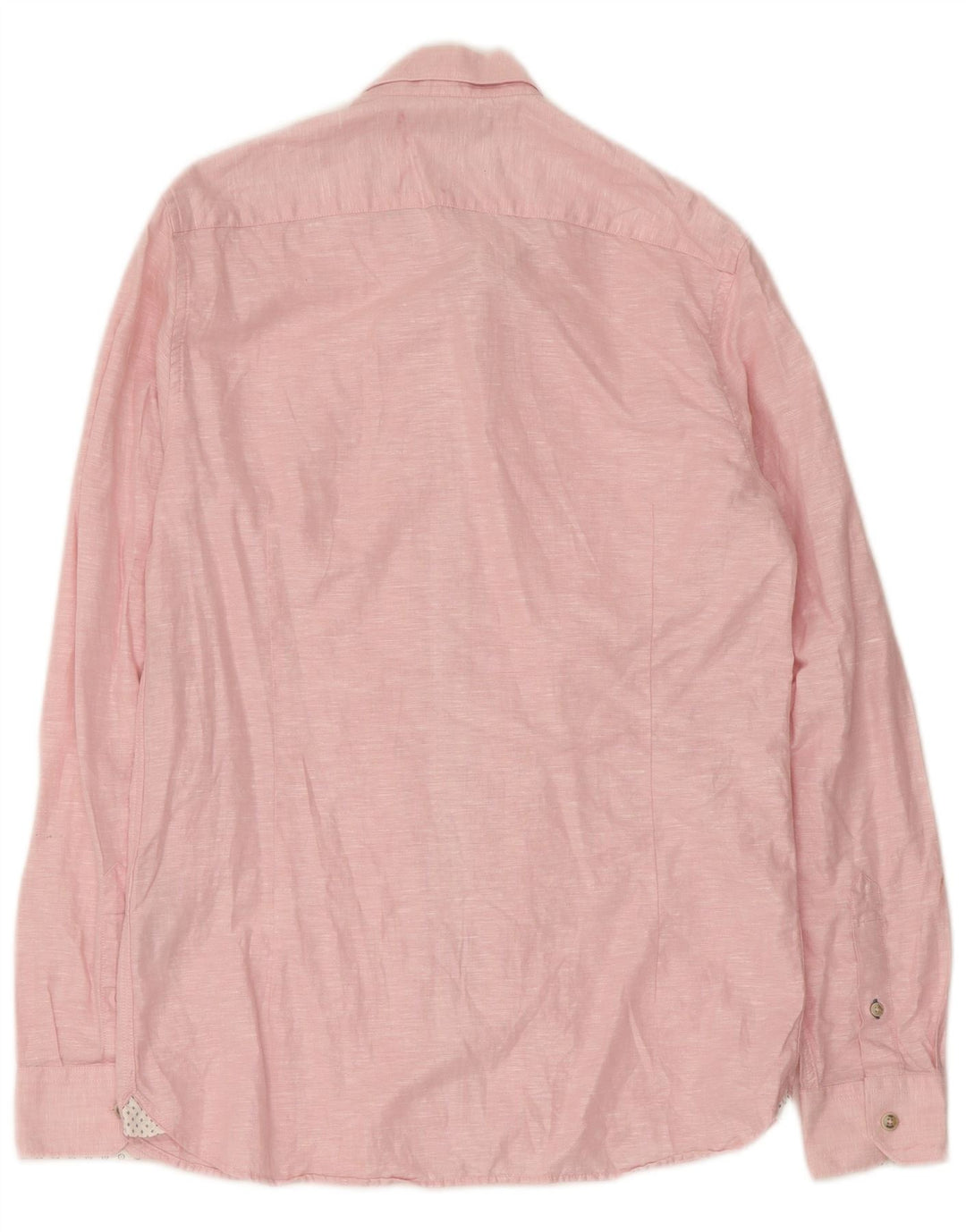 Ted Baker Herreskjorte str. 2 Lille Pink Linned