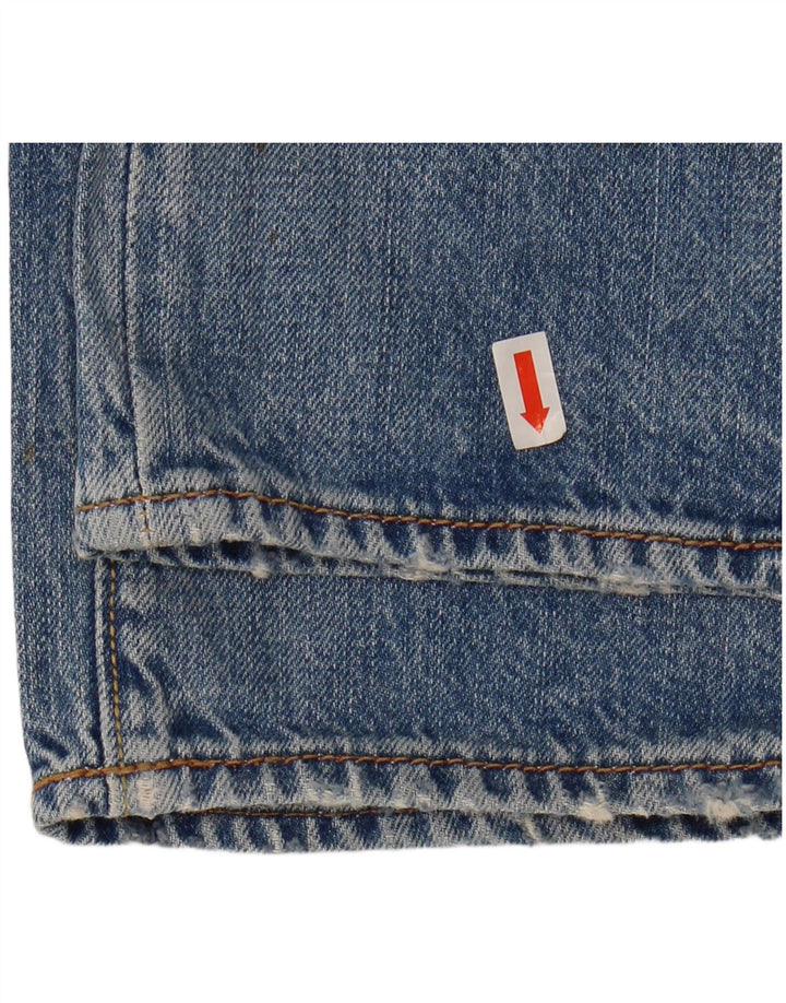 RIFLE Mens Straight Jeans W31 L33 Blue Cotton