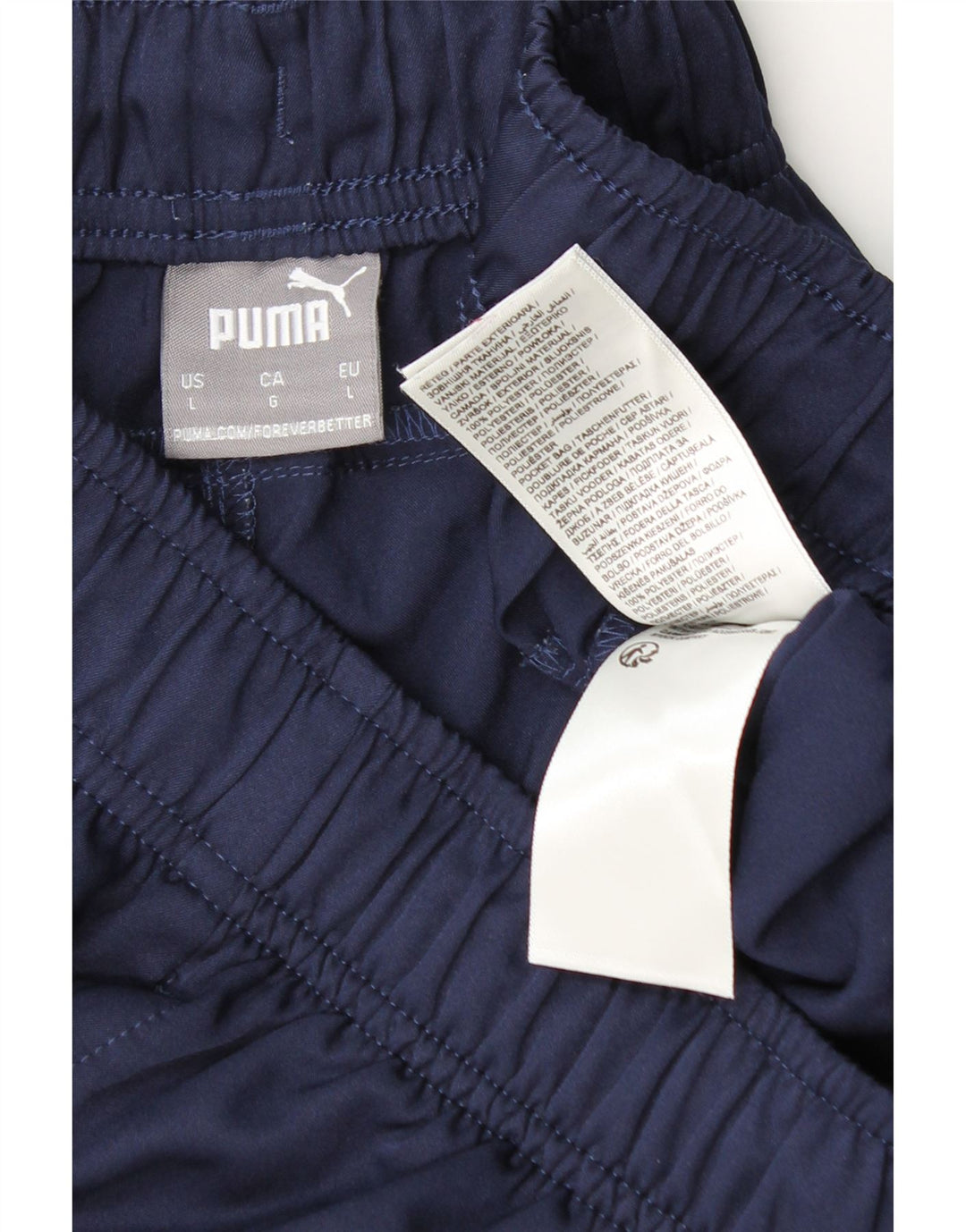 Puma Sportshorts til mænd, store marineblå polyester
