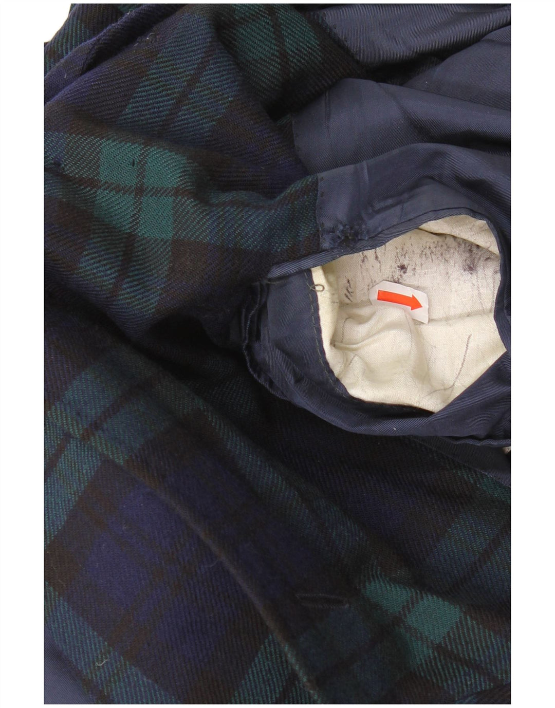 AQUASCUTUM Herre 3-knaps blazerjakke UK 40 Large Navy Blue Check