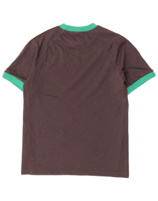 Adidas Herre Jamaica T-Shirt Top Medium Grå Colourblock Bomuld